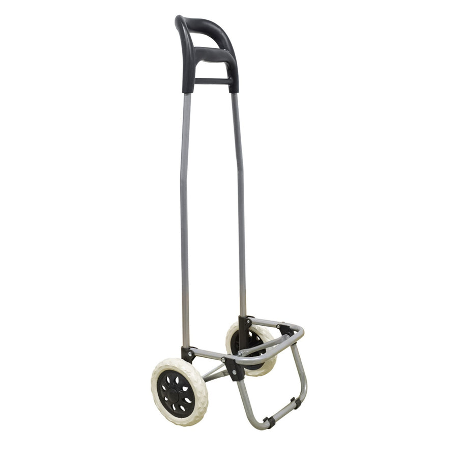 Cărucior de piață pliabil – 37L, cadru metalic, sac impermeabil, 2 roți mari, mâner ergonomic, diverse culori ❘ D4941