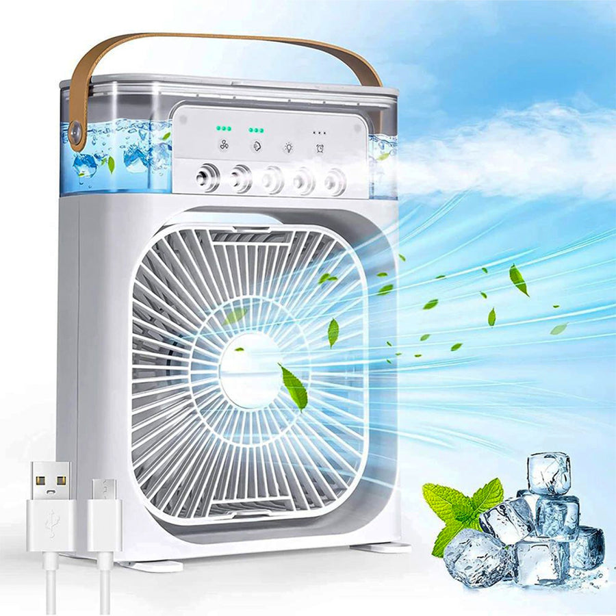 3 in 1 - Ventilator - Aromaterapie - Lampa de veghe - ultra-silențios, 3 viteze