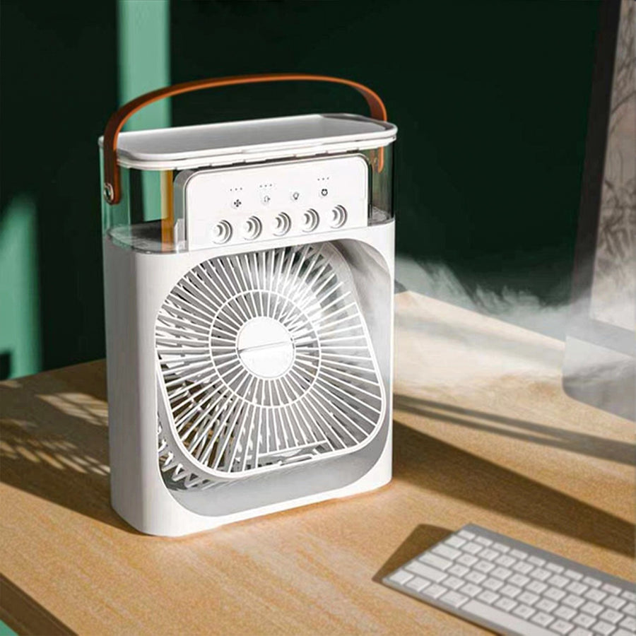 3 in 1 - Ventilator - Aromaterapie - Lampa de veghe - ultra-silențios, 3 viteze