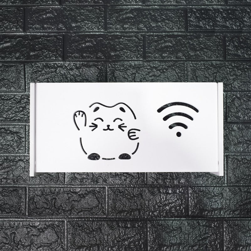 Suport Router Wireless, pentru mascare fire și echipament WIFI, Multiple Modele ❘ D5540 - D4155 - D4154
