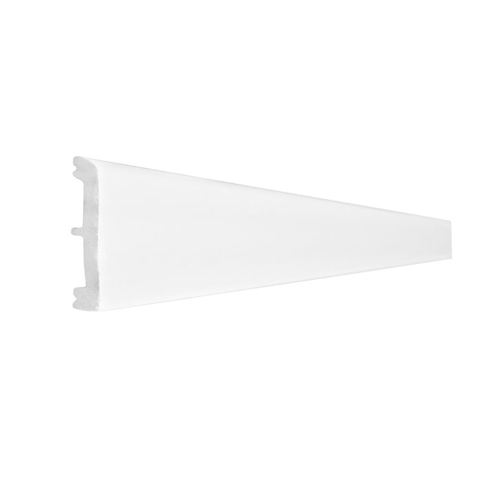 Plinta decorativa, polimer rigid, Naimeed D5731, Alb, 230x10x0.8cm