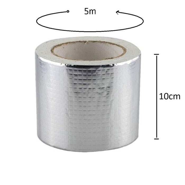 Banda adeziva butilica, impermeabila, izolatoare, Naimeed D6445, 5mx10cmx1mm