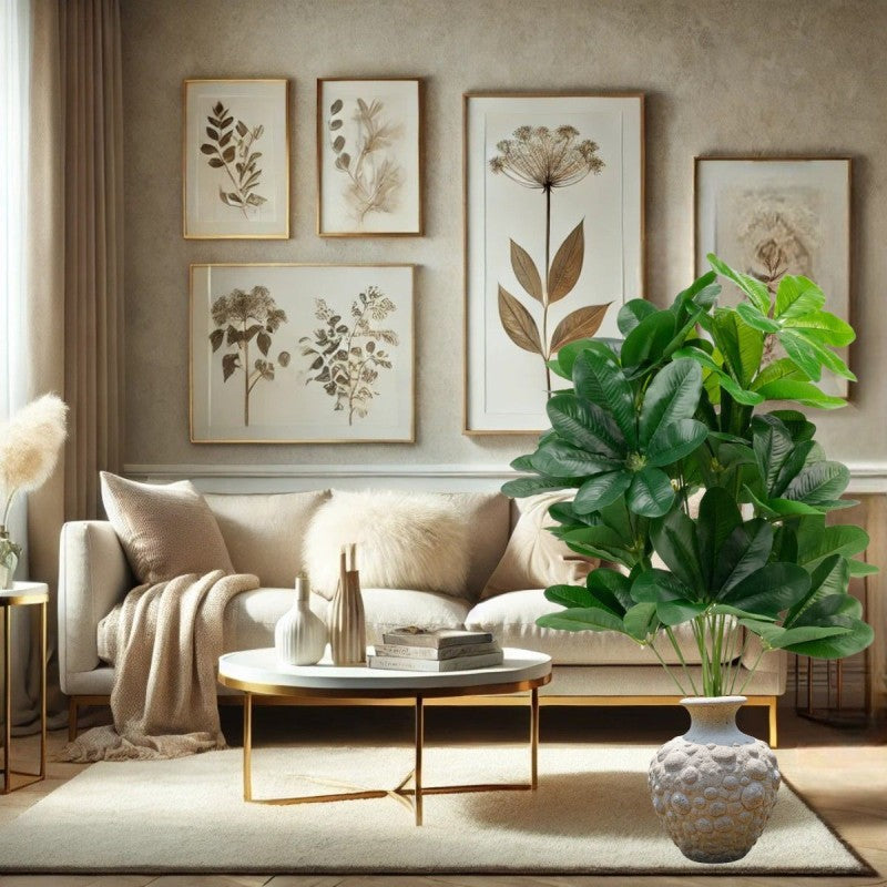 Plantă Artificială Verde, fără Ghiveci ❘ Modele Multiple