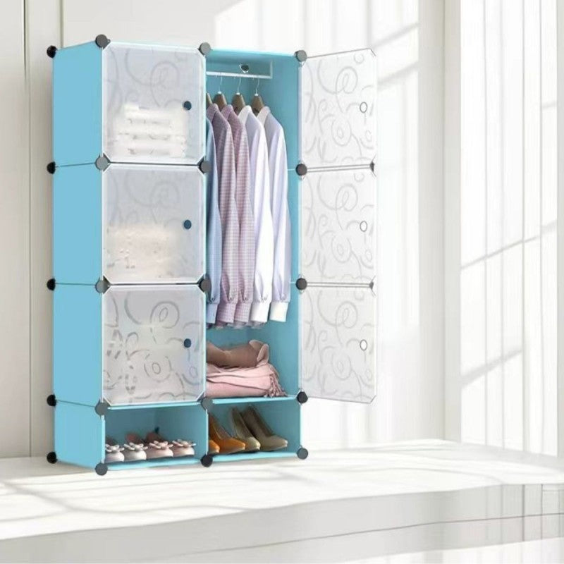 Dulap Modular, 6 Uși, Naimeed, 127x75x37 cm, Multiple Culori