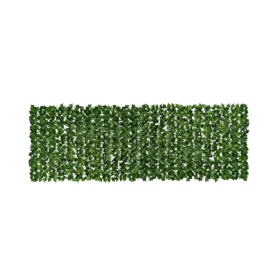 Plasă cu frunze artificiale pentru gard, terasă sau balcon, 3 x 1 m, Verde | D7220