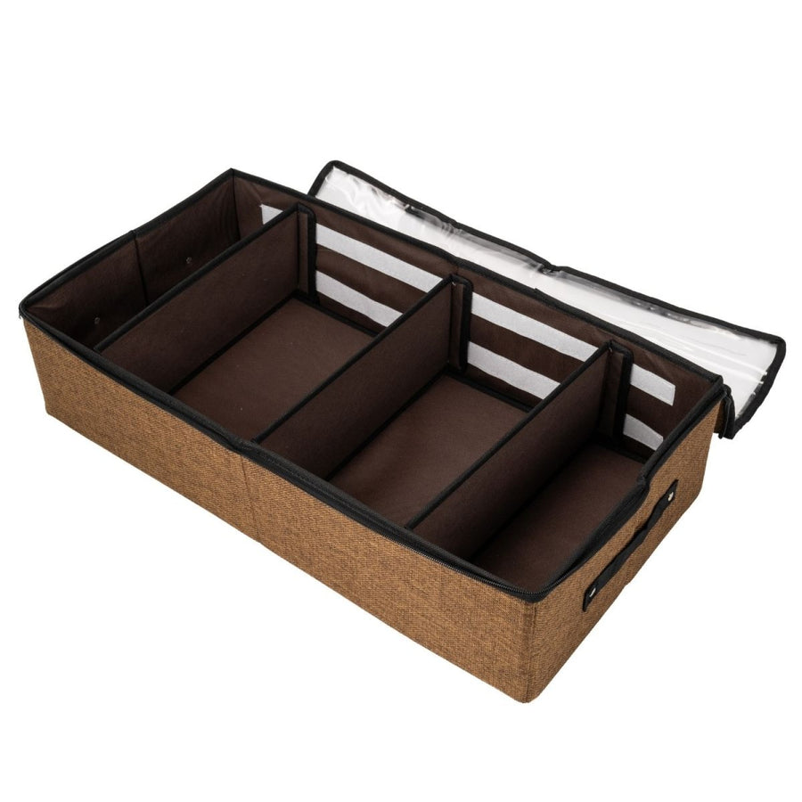 Organizator depozitare multifunctional, cu fereastră vizibilă, închidere cu fermoar si compartimentare adjustabila, Naimeed | Diverse modele
