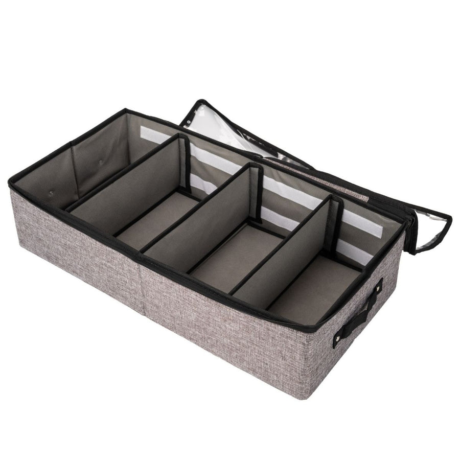 Organizator depozitare multifunctional, cu fereastră vizibilă, închidere cu fermoar si compartimentare adjustabila, Naimeed | Diverse modele