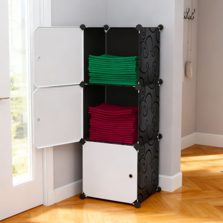 Dulap/Pantofar Modular, 3 usi, 37x37x110cm, Naimeed | D7922 | D7923 | D7924