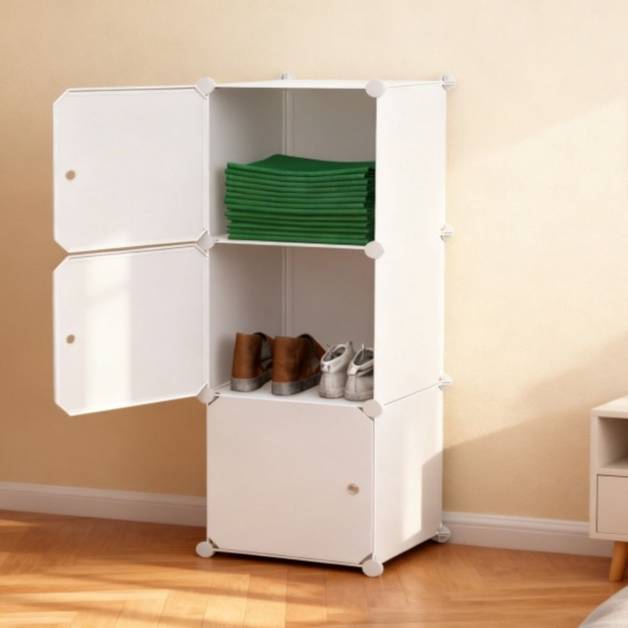 Dulap/Pantofar Modular, 3 usi, 37x37x110cm, Naimeed | D7922 | D7923 | D7924