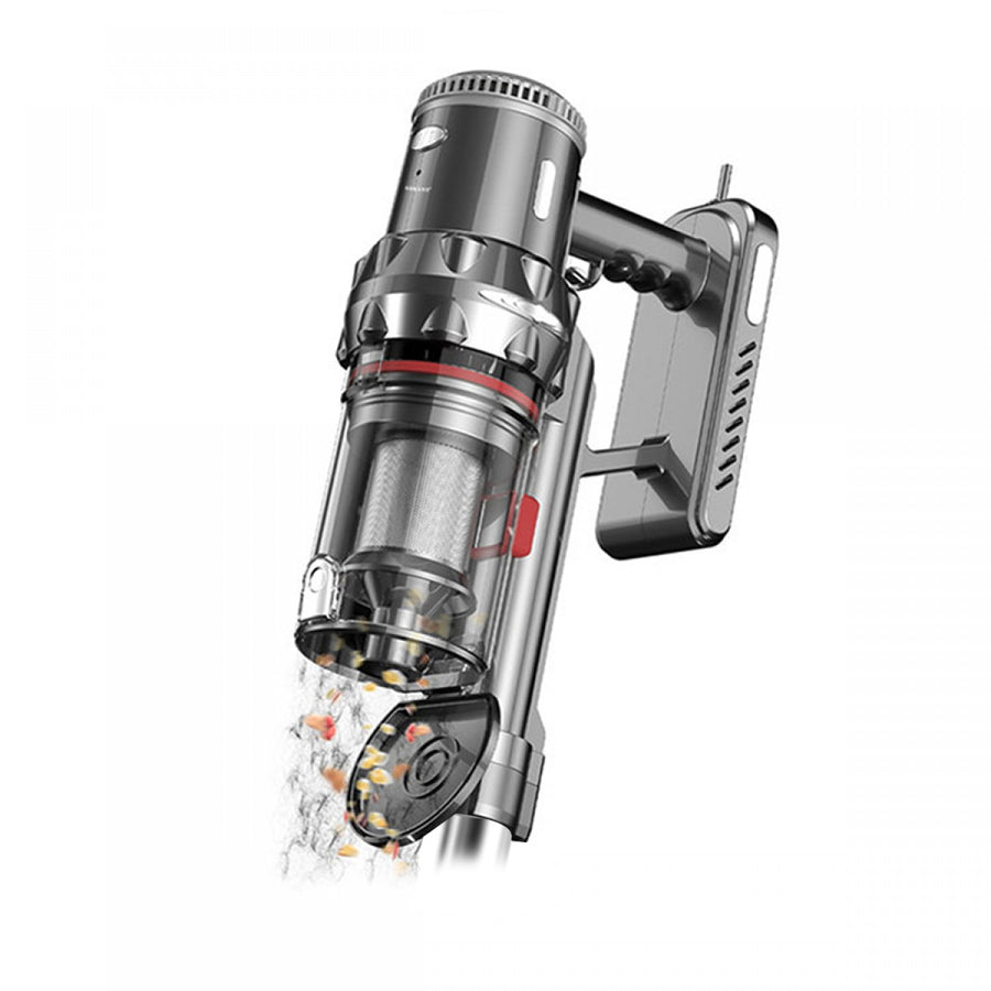 Aspirator vertical Sokany, 1.1 L, acumulator, autonomie 40 min, accesorii, gri ❘ SK-3377