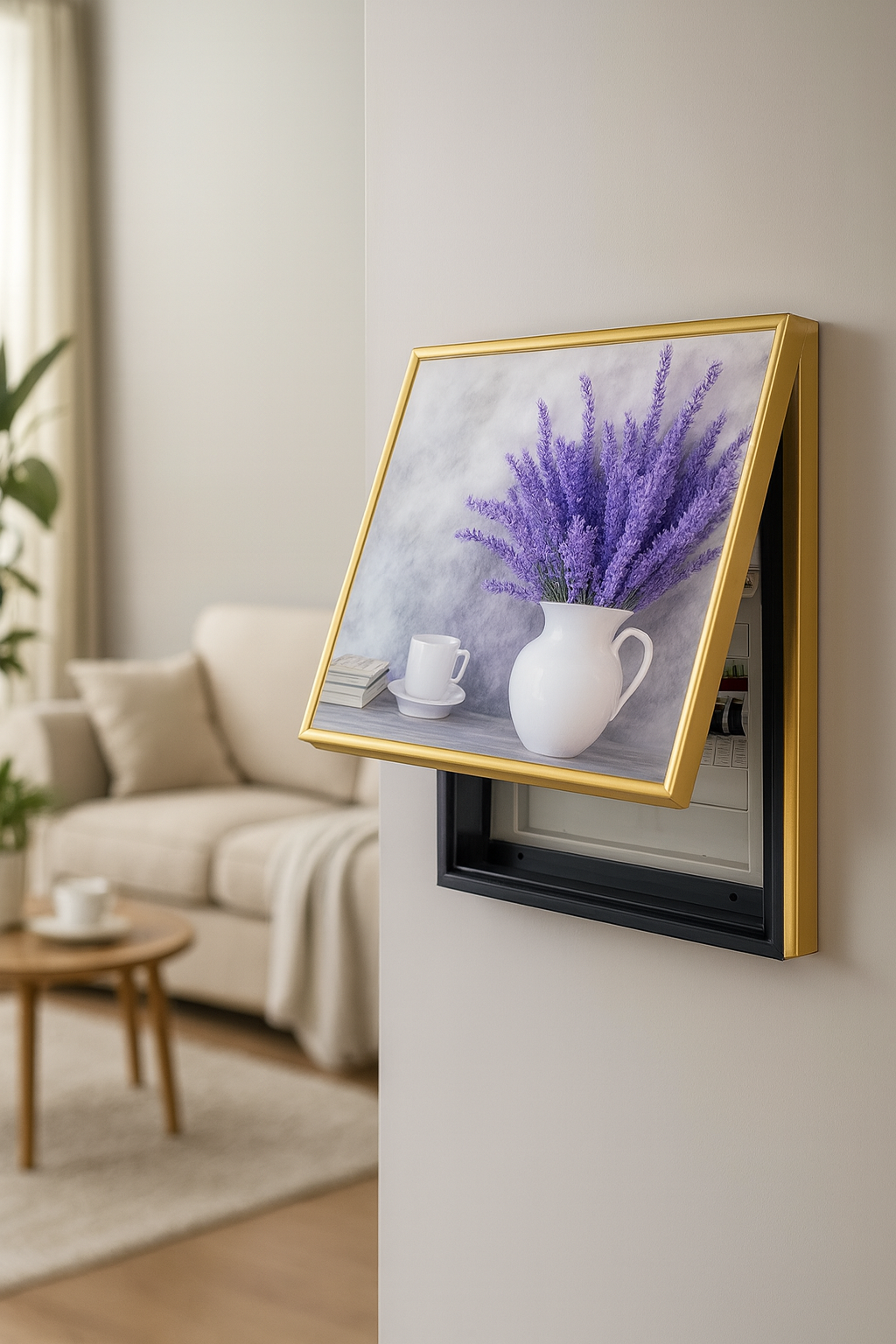 Capac Tablou pentru Contor Electric, Mascare Tablou Electric, Design Modern si Elegant ❘ Diverse Modele