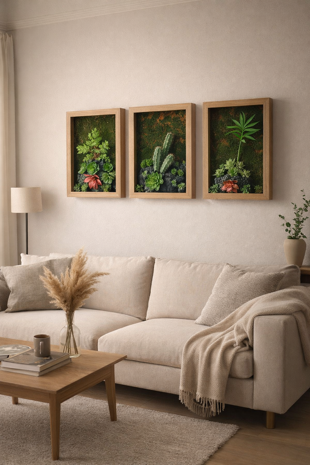 Pachet: 2 x Aranjament Flori Artificiale, 30 x 22 cm, diverse culori ❘ D1101a / D1101e / D1101d