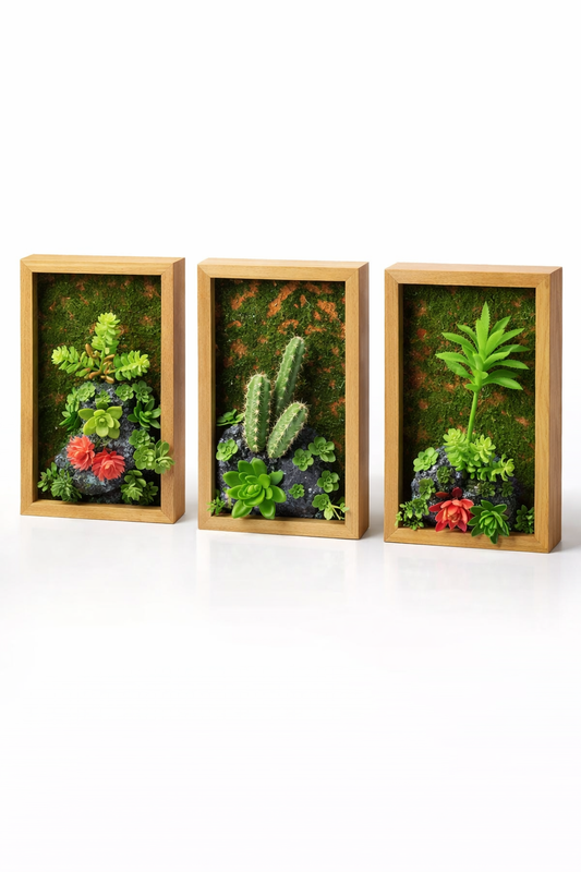 Pachet: 2 x Aranjament Flori Artificiale, 30 x 22 cm, diverse culori ❘ D1101a / D1101e / D1101d