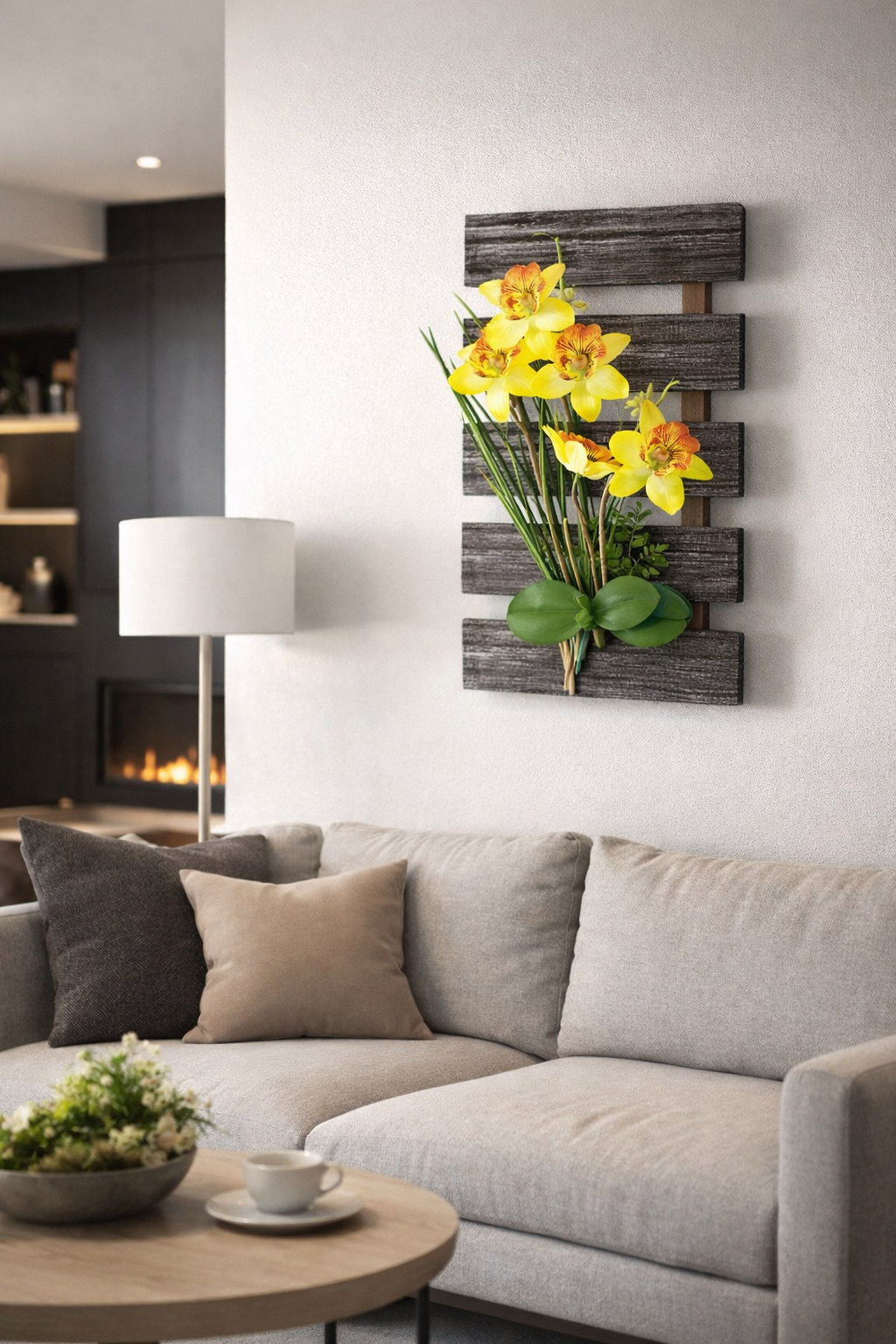 Pachet: 2 x Aranjament Flori Artificiale, 40 x 24 cm, diverse culori ❘ D1097h / D1097b / D1097a / D1097g