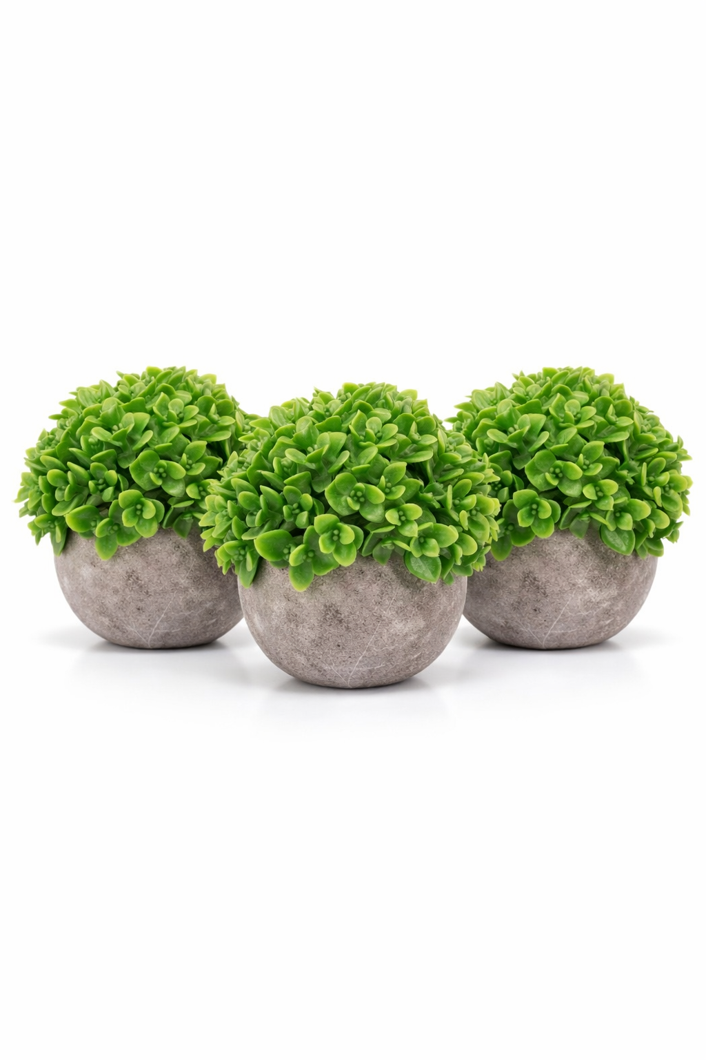 Pachet: 3 x Plante Artificiale, 12 x 10 cm, Verde ❘ D6933 / D6934 / D6935
