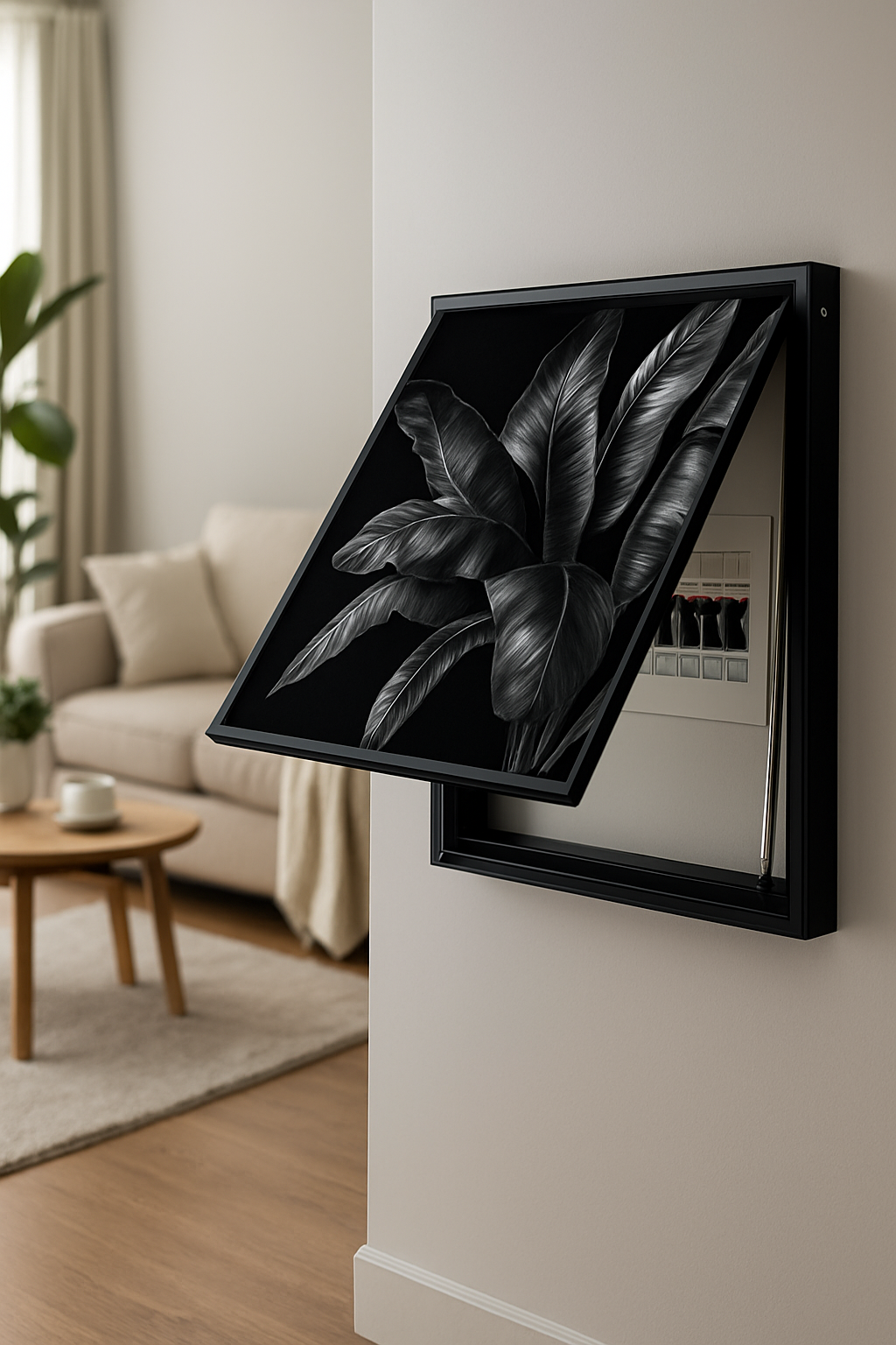 Capac Tablou pentru Contor Electric, Mascare Tablou Electric, Design Modern si Elegant ❘ Diverse Modele