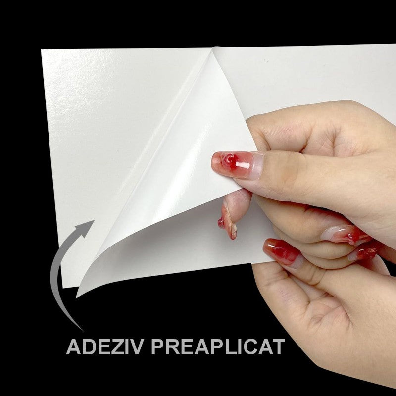 Set 6 panouri decorative, autoadeziv, suprafață acoperită 1.08 mp, 30x60 cm, aspect lucios ❘ D65__