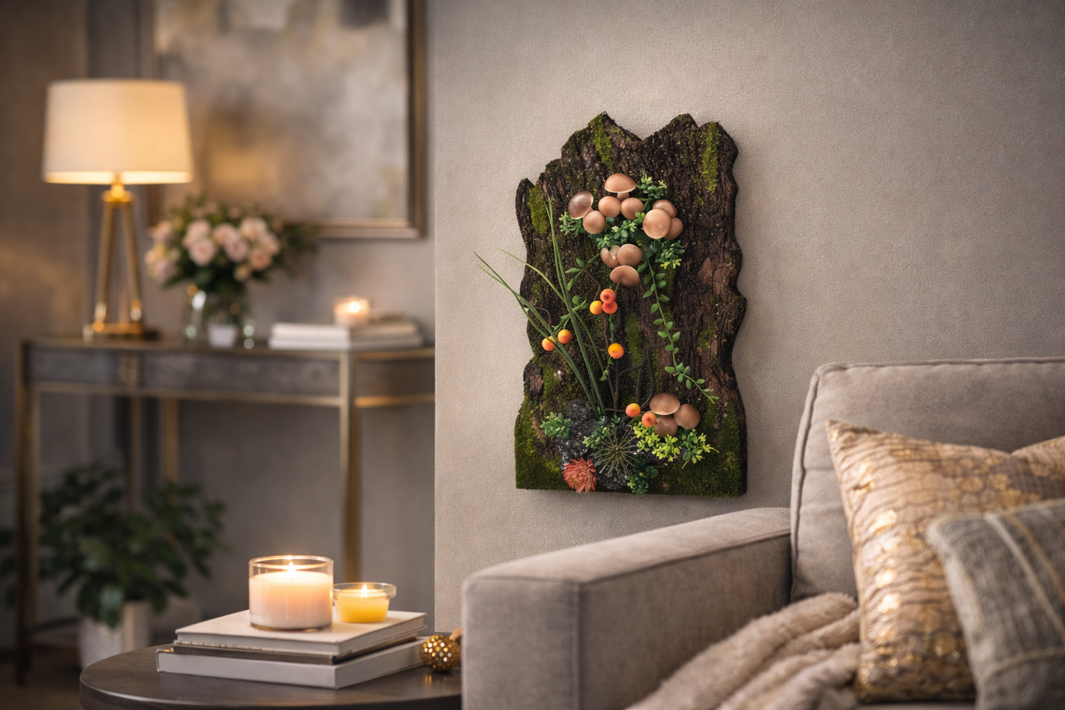 Pachet: 2 x Aranjament Flori Artificiale, 40 x 24 cm, diverse culori ❘ D1098a / D1098b / D1098c / D1098d