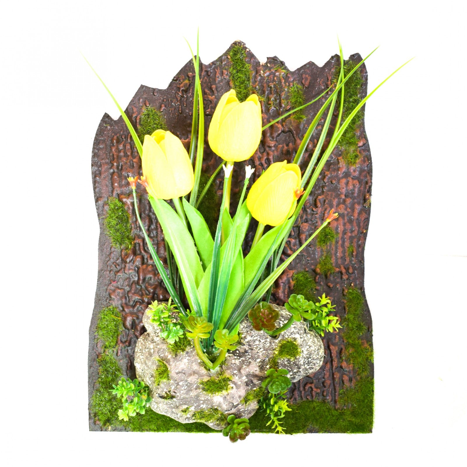 Aranjament flori artificiale, 30 x 22 cm, Naimeed, diverse modele ❘ D1099