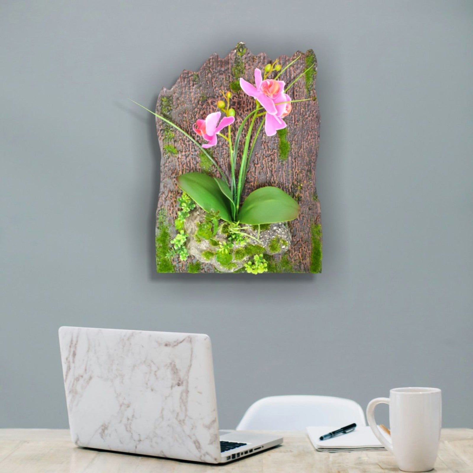 Aranjament flori artificiale, 30 x 22 cm, Naimeed, diverse modele ❘ D1099