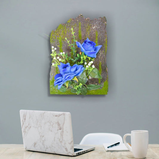 Aranjament flori artificiale, 30 x 22 cm, Naimeed, diverse modele ❘ D1099