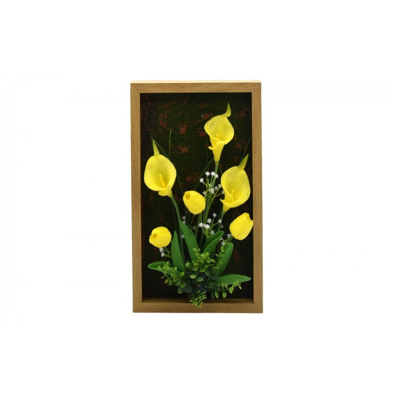 Aranjament flori artificiale, 40 x 24 cm, Naimeed, diverse modele ❘ D1102