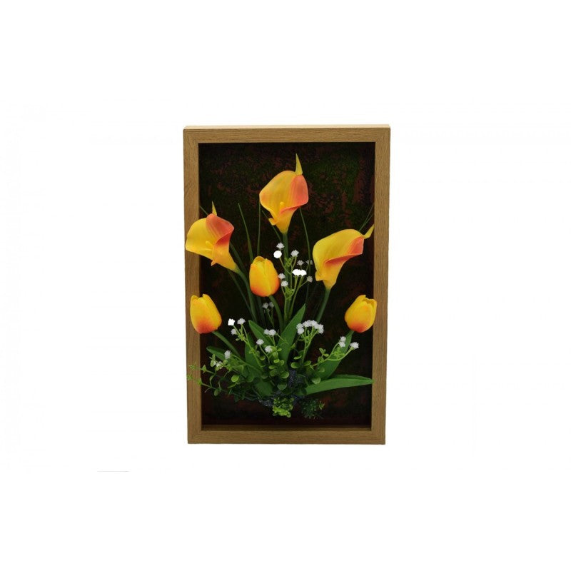 Aranjament flori artificiale, 40 x 24 cm, Naimeed, diverse modele ❘ D1102