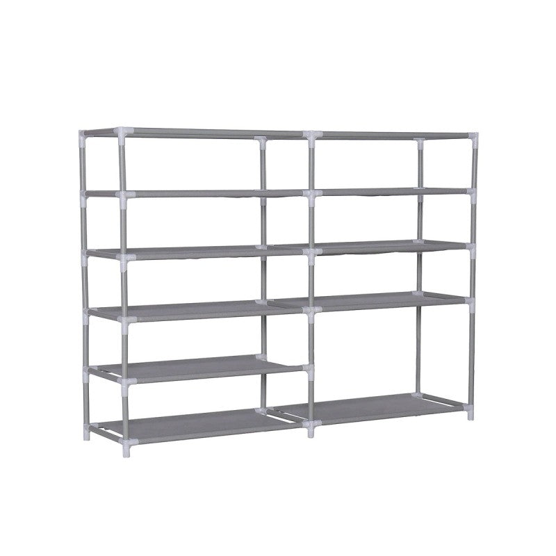 Pantofar textil dublu, 6 nivele, albastru - practic, rezistent și cu protecție împotriva prafului ❘ D2A