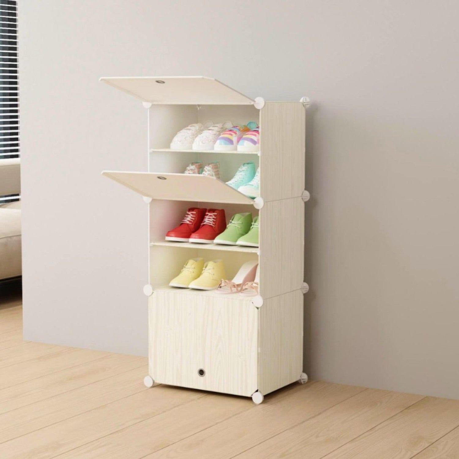 Pantofar Modular, 6 compartimente - rezistent, încăpător, ușor de montat ❘ D2660L