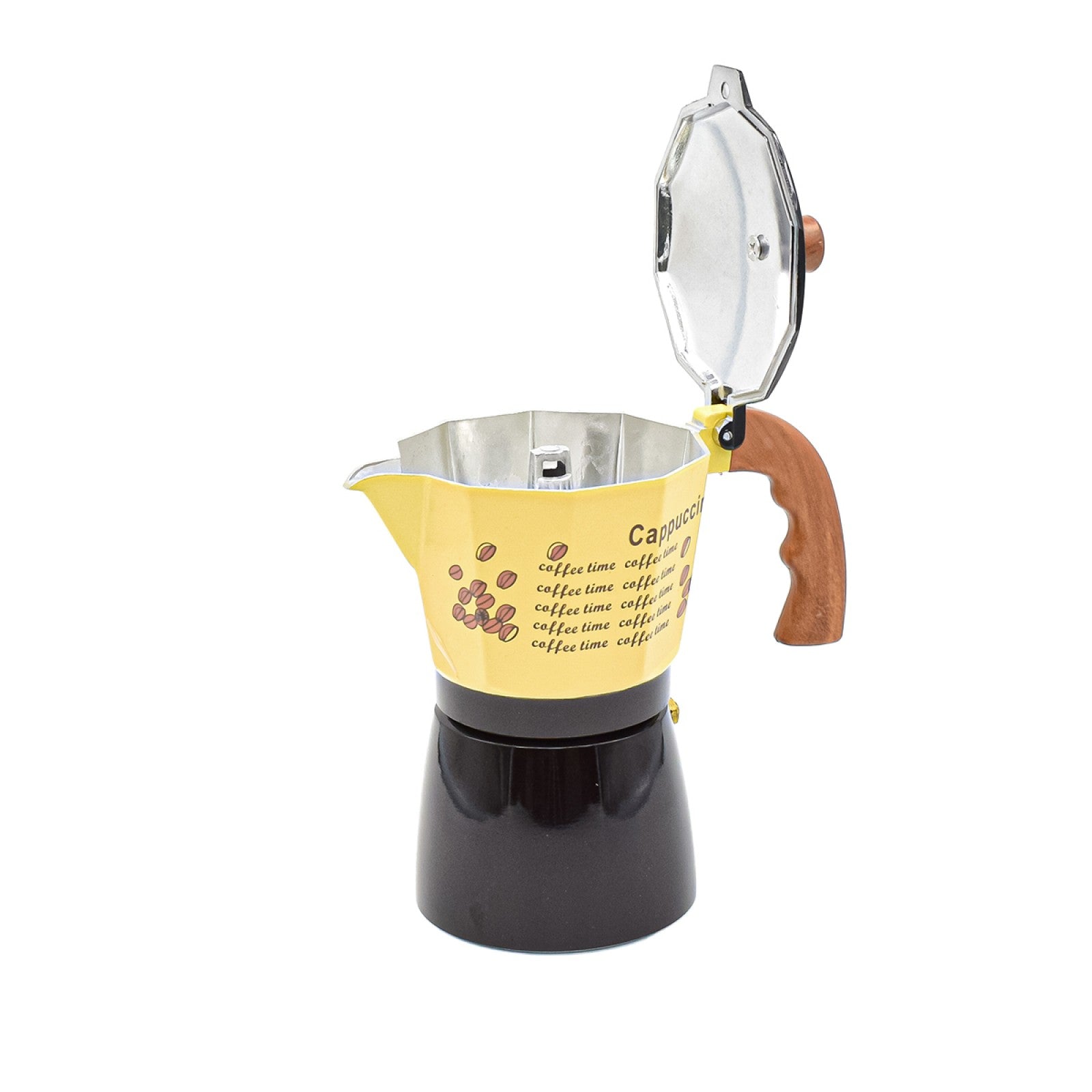 Cafetieră 6 cafele, simplu și rapid, Negru/Galben ❘ D3409.negru.galben