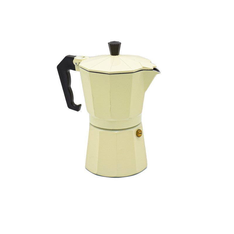 Set: Cafetieră MOKA, 6 cafele, 300 ml + Râșniță cafea, 150 W, Inox ❘ DC-3 / D5169- Rasnita-Cafea