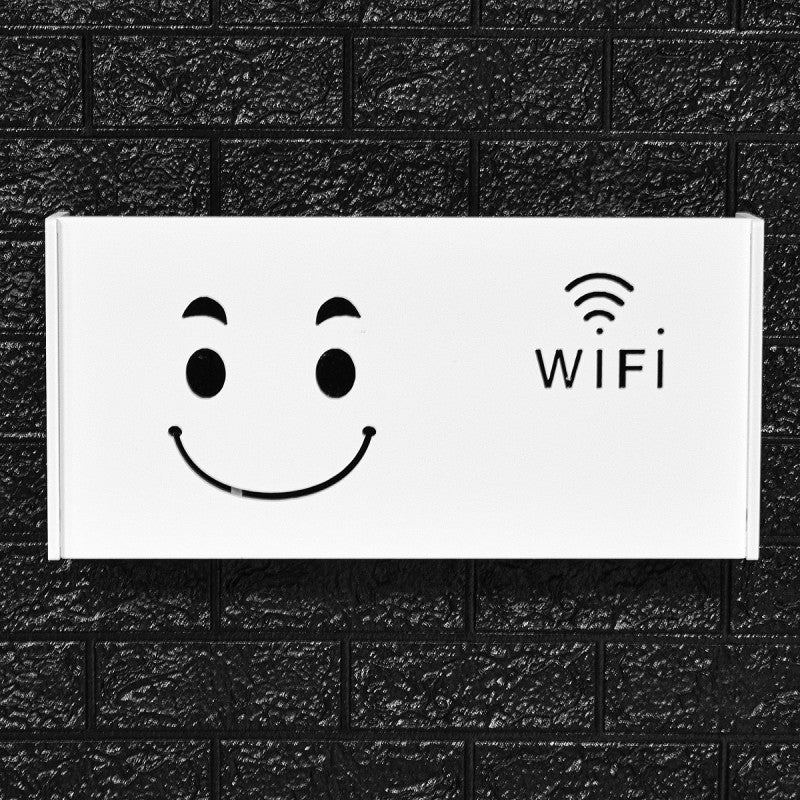 Raft suport Router Wireless, pentru mascare fire și echipament WIFI, 52*25*8.5 cm ❘ D4154