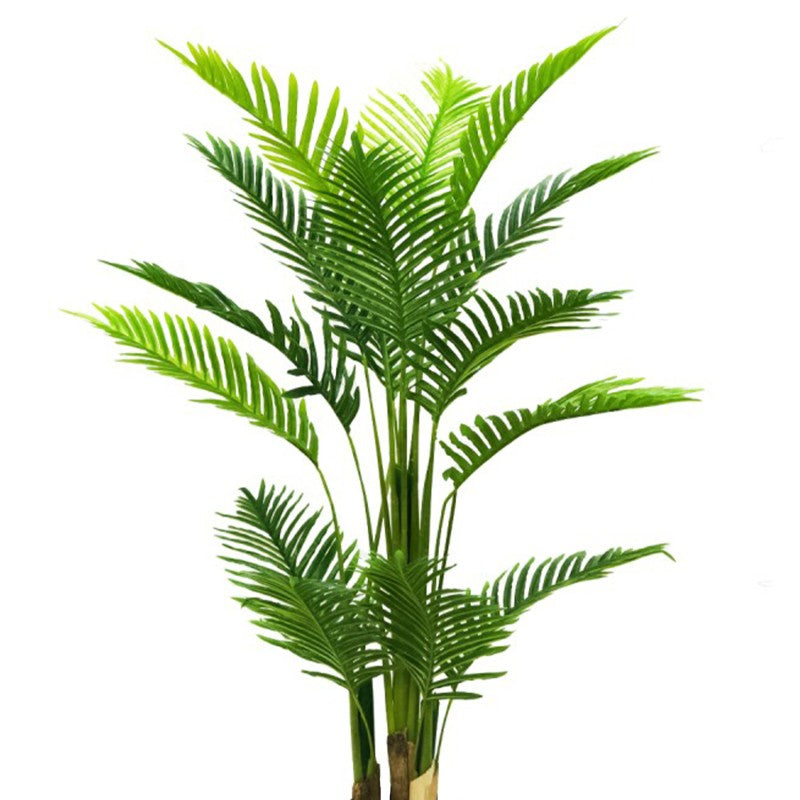 Planta artificiala, Palmier Areca fara ghiveci, 18 frunze, 165cm, verde | D4255