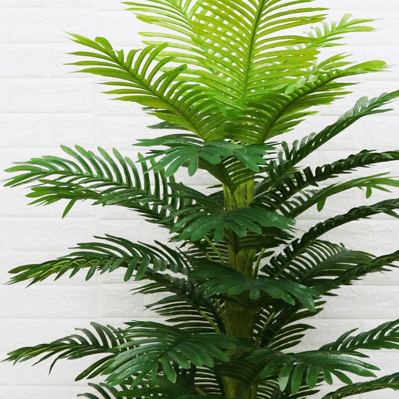 Plantă Artificială Palmier Areca, fără Ghiveci, 36 frunze,  150 cm înălțime ❘ D4257