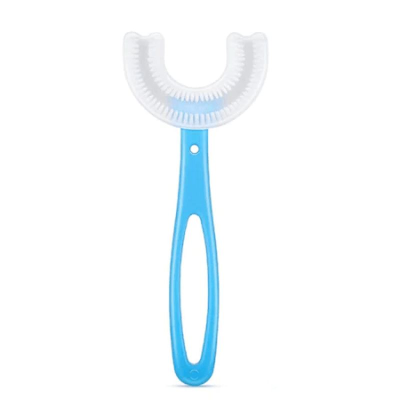 Set: Dulap Modular, 12 Uși, 127x75x37cm, Negru + Periuta de Dinți Circulară U-shape, pentru Copiii de 6-12 ani, Albastru| D7151 + D4376-Albastru-Drept