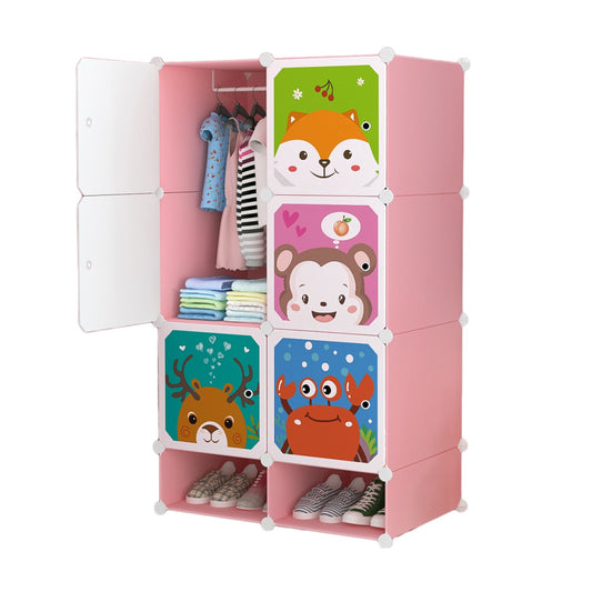 Dulap modular pentru copii – colorat, spațios, adorabil ❘ D4386