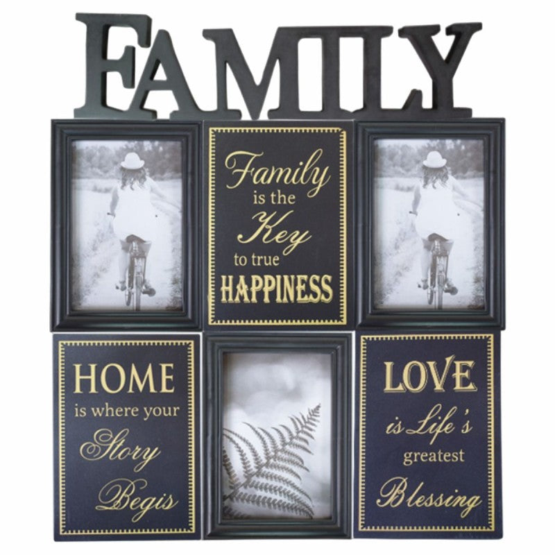 Ramă Foto Family, 3 Poze Alb/Negru ❘ D4541