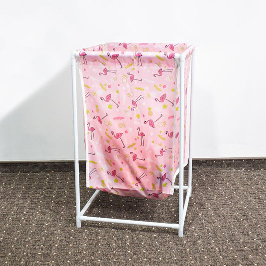 Coș de rufe, material textil, Roz/Galben/Albastru ❘  D4838R / D4838G / D4838A