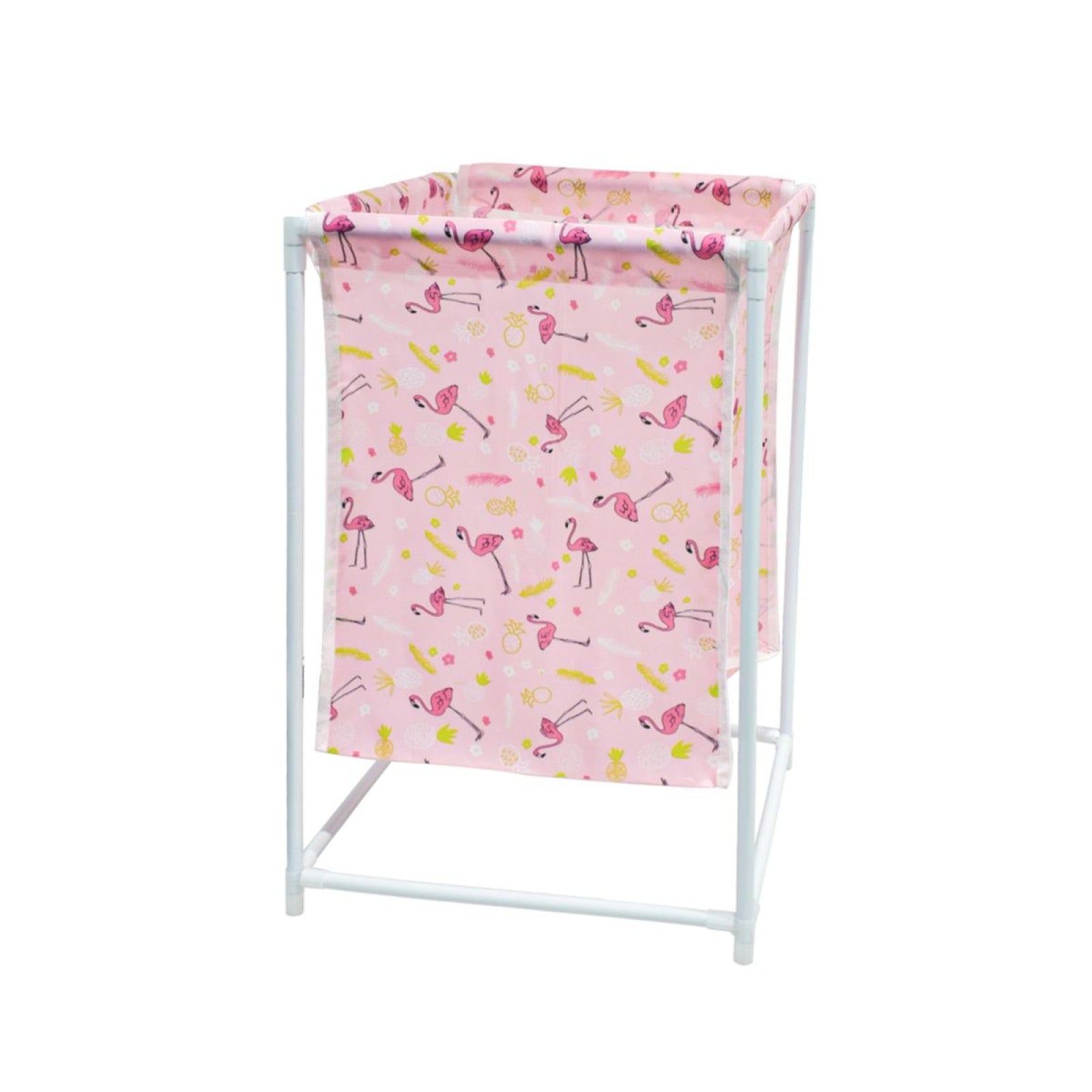 Coș de rufe, material textil, Roz/Galben/Albastru ❘  D4838R / D4838G / D4838A