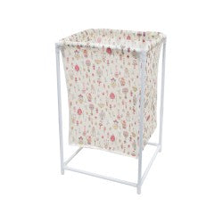 Coș de rufe, material textil, Roz/Galben/Albastru ❘  D4838R / D4838G / D4838A