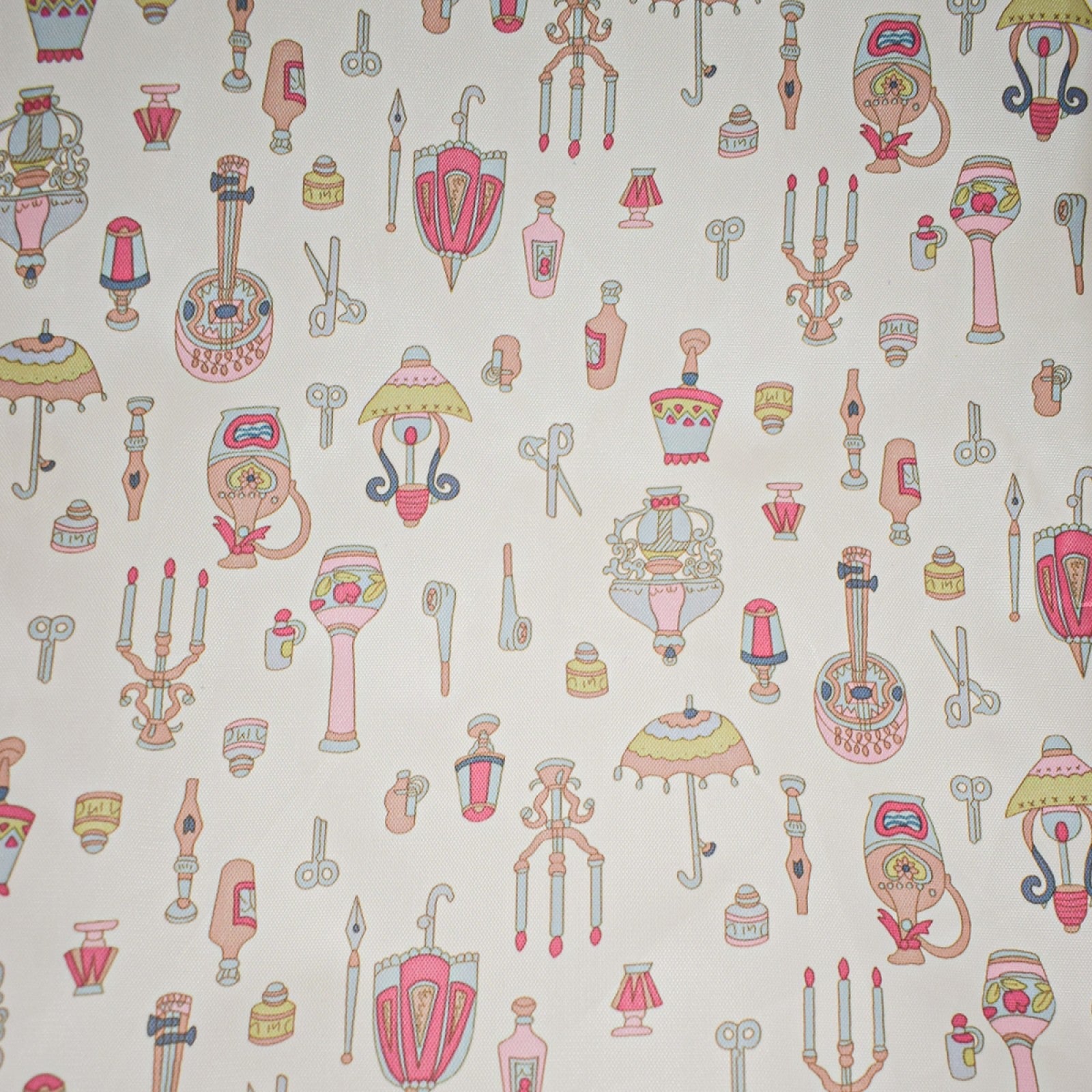 Coș de rufe, material textil, Roz/Galben/Albastru ❘  D4839R / D4839G / D4839A9