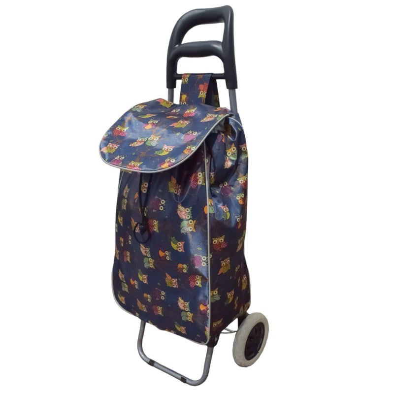 Cărucior de piață pliabil, 2 roți, 37 L, diverse culori ❘ D4944