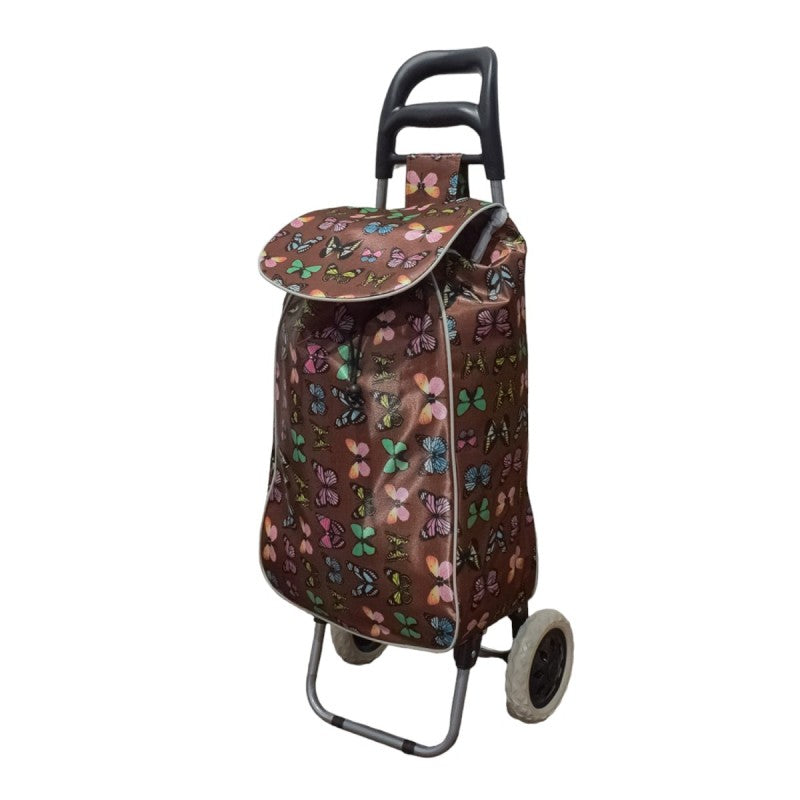 Cărucior de piață pliabil, 2 roți, 37 L, diverse culori ❘ D4944