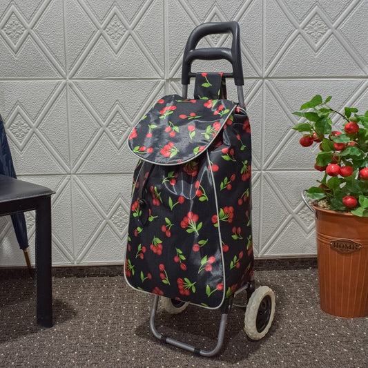 Cărucior de piață pliabil, 2 roți, 37 L, diverse culori ❘ D4944