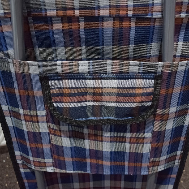 Cărucior de piață pliabil, cadru din aluminiu, 2 roți, 43 L, diverse culori ❘ D4945