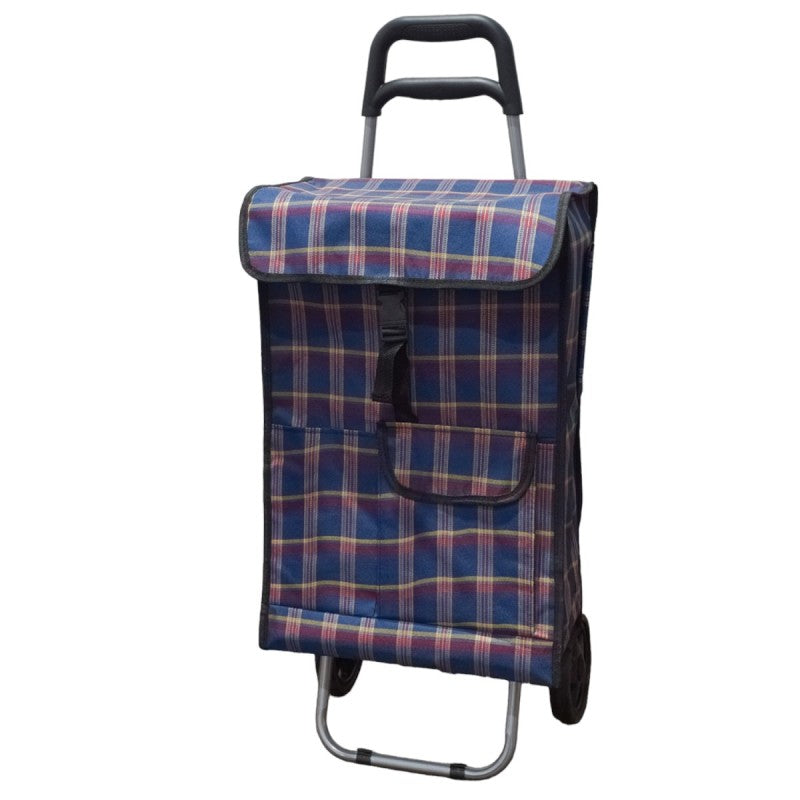 Cărucior de piață pliabil, cadru din aluminiu, 2 roți, 43 L, diverse culori ❘ D4945