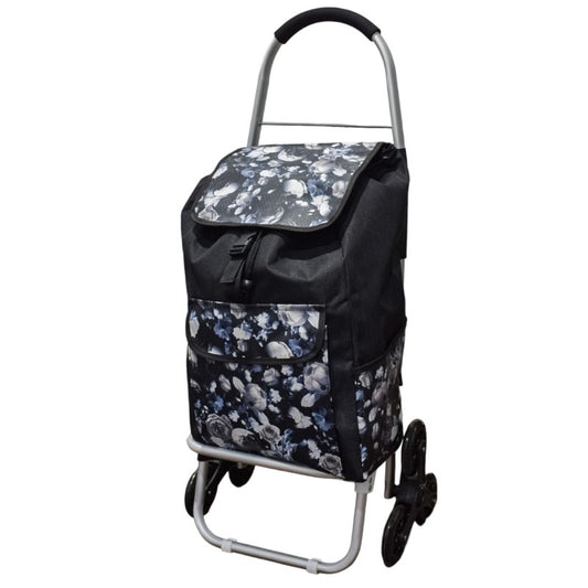 Carucior de piață pliabil, cadru din aluminiu, roți din silicon, 6 roți, 49 L ❘ D4948