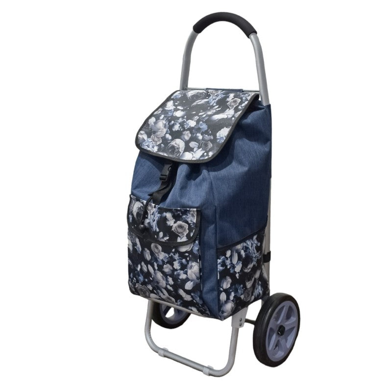 Cărucior de piață pliabil, cadru din aluminiu, 2 roți, 49 L ❘ D4949