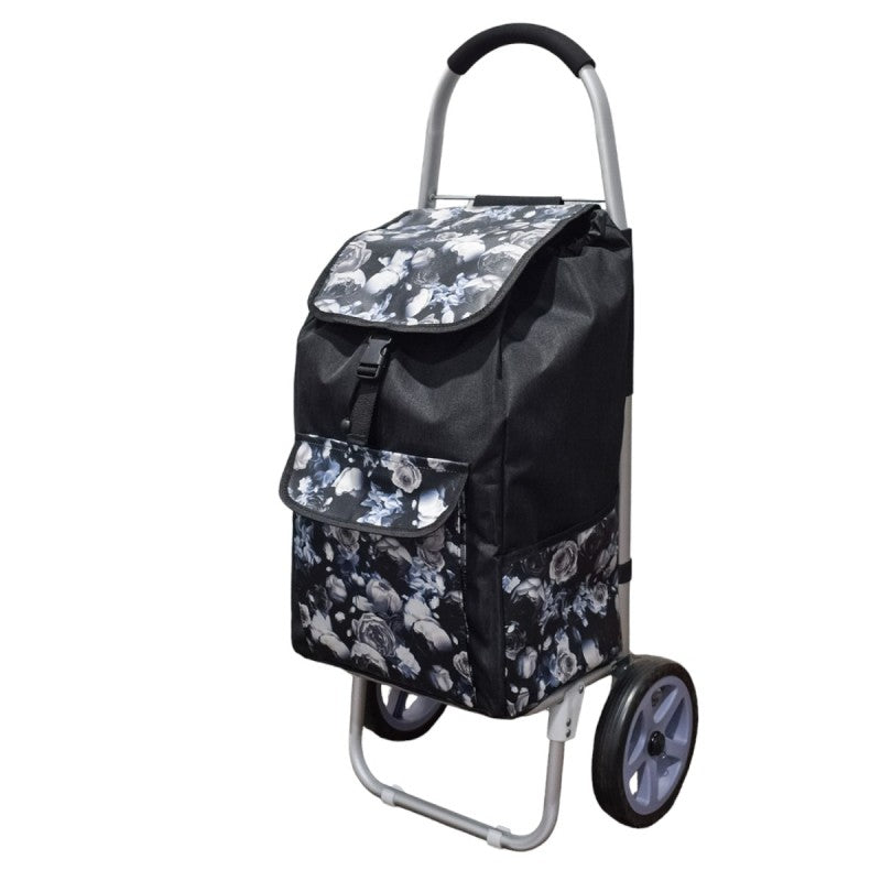 Cărucior de piață pliabil, cadru din aluminiu, 2 roți, 49 L ❘ D4949