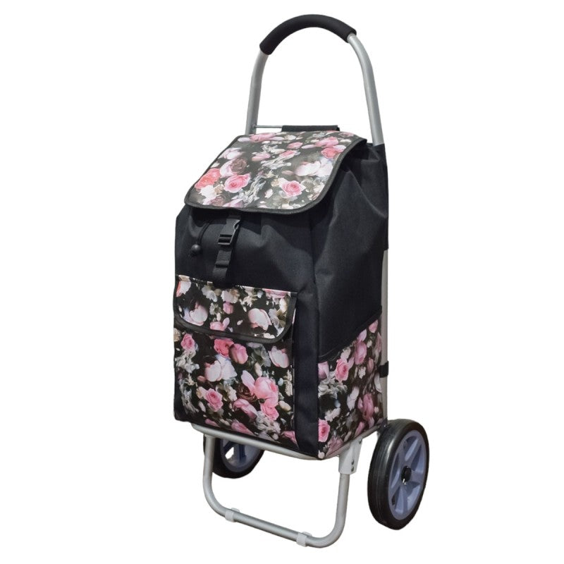 Cărucior de piață pliabil, cadru din aluminiu, 2 roți, 49 L ❘ D4949